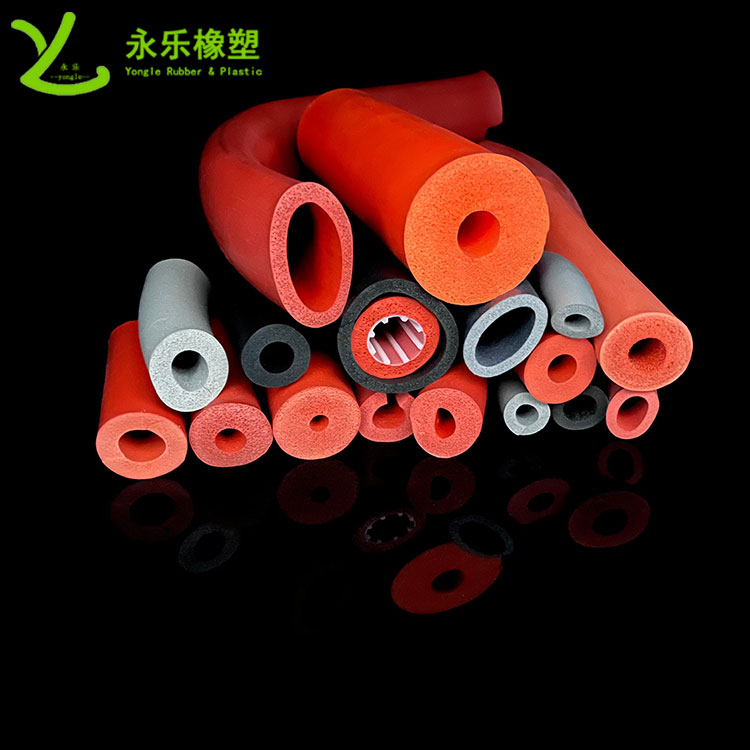 擠出發(fā)泡硅膠管，耐高溫發(fā)泡硅膠管，耐老化發(fā)泡硅膠管