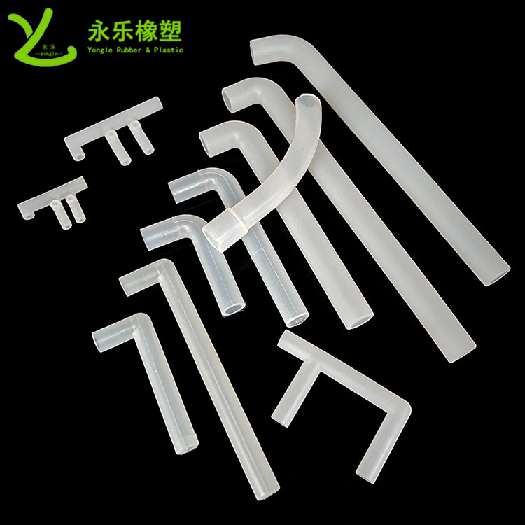 醫(yī)用硅膠彎管，模壓硅膠彎管，血氧儀硅膠彎管