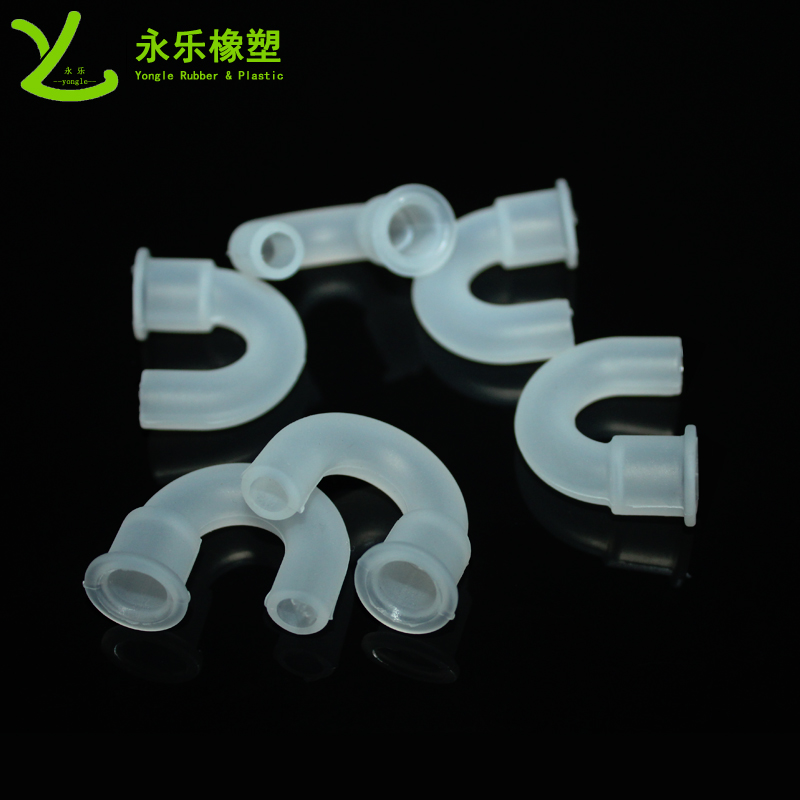 醫(yī)用硅膠彎管，模壓硅膠彎管，血氧儀硅膠彎管
